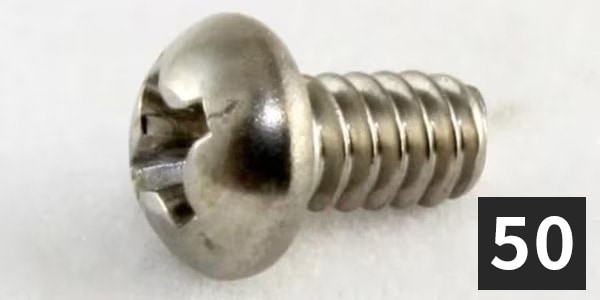 ALLPARTS ( オールパーツ )  / GS-0368-B05 Stainless Blade Switch Screws (50個セット)