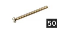 ALLPARTS / GS-3012-B01 Slot Head Humbucking Screws (50本セット)