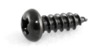 ALLPARTS / GS-3206-003 Pack of 8 Black Truss Rod Cover Screws