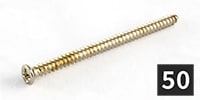 ALLPARTS / GS-3312-B01 Soap Bar Pickup Mounting Screws (50本セット)