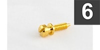 ALLPARTS / GS-3370-002 Pack of 6 Gold Intonation Screws