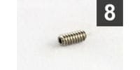 ALLPARTS GS-3382-005 Pack of 8 Steel Bridge Height Screws for TL