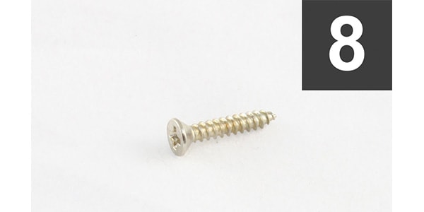 /GS-3397-001 Pack of 8 Nickel Short Humbucking Ring Screws