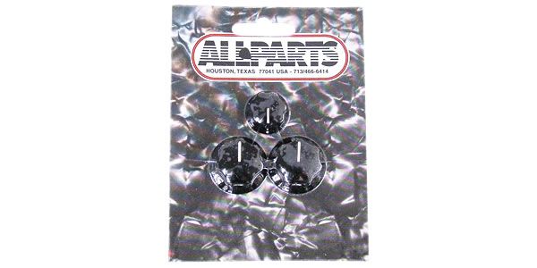 ALLPARTS JAPAN/JB KNOB SET INCH BK（3）