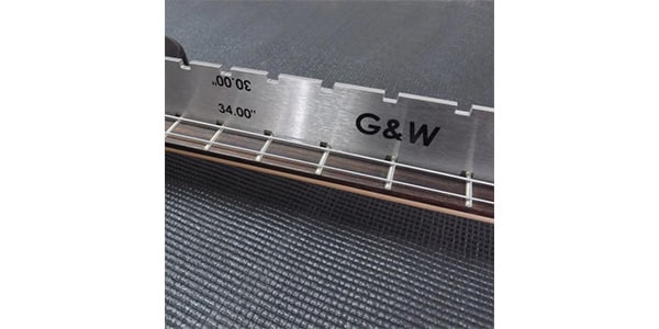 ALLPARTS / LT-1715-000 Bass Guitar Notched Straight Edge画像3