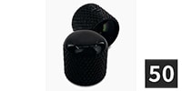 ALLPARTS / MK-0110-B03 Dome Knobs, Black(50個セット)