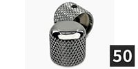 ALLPARTS / MK-0110-B10 Dome Knobs, Chrome(50個セット)