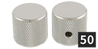 ALLPARTS / MK-0115-B01 Barrel Knobs, Nickel (50個セット)