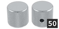 ALLPARTS / MK-0115-B10 Barrel Knobs, Chrome (50個セット)