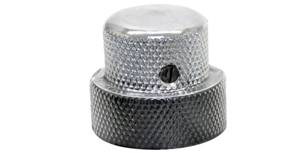 ALLPARTS / MK-3338-000 Black and Chrome Concentric Knob