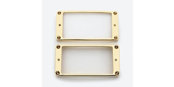 ALLPARTS / PC-0438-002 Metal Humbucking Ring Set Curved Gold