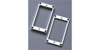  PC-0438-010 Metal Humbucking Ring Set Curved Chrome