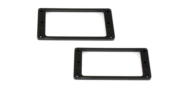 PC-0741-003 Black Flat Profile Humbucking Pickup Ring Set