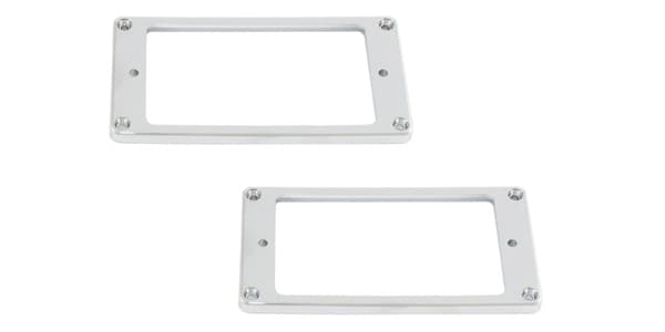 ALLPARTS / PC-0741-010 Chrome Flat Profile Humbucking Pickup Ring Set