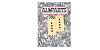 ALLPARTS PC-0951-028 Pickup covers for Precision Bass Cream