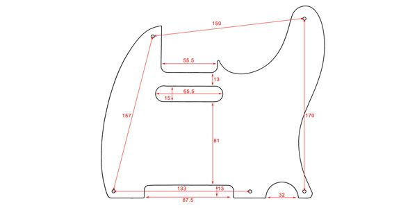 ALLPARTS / PG-0560-041 Mirror Pickguard for Telecaster 画像2