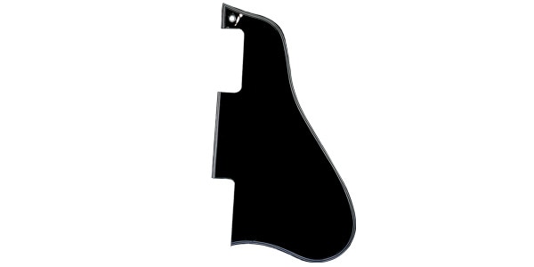 ALLPARTS / PG-0818-037 Black Short Pickguard for 335