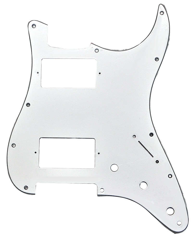 /PG-9595-035 2 Humbucker White Pickguard for Stratocaster