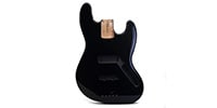 ALLPARTS / PRiMO Replacement Jazz Bass Body - Blackout