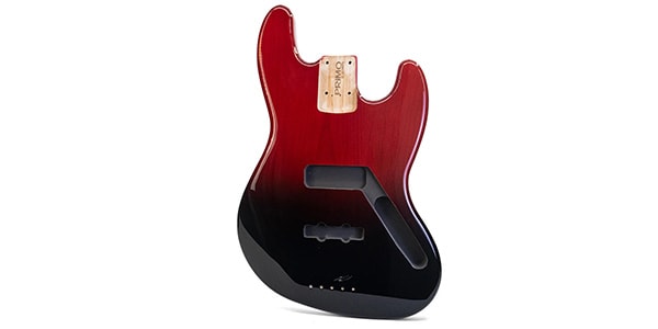 ALLPARTS ( オールパーツ )  / PRiMO Replacement Jazz Bass Body - Crimson Dusk