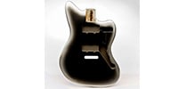ALLPARTS / Primo RE Jazzmaster Body - Strat Trem - Black Frost