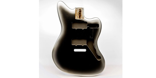 ALLPARTS / Primo RE Jazzmaster Body - Strat Trem - Black Frost