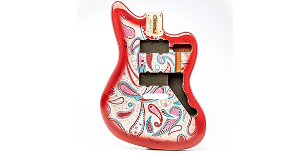ALLPARTS / Primo RE Jazzmaster Body - Strat Trem - Fiesta Paisley