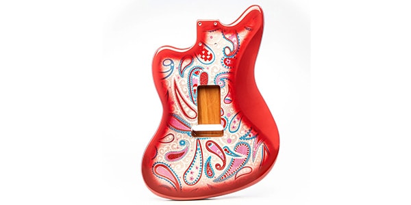 ALLPARTS / Primo RE Jazzmaster Body - Strat Trem - Fiesta Paisley画像2