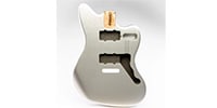 ALLPARTS / Primo RE Jazzmaster Body - Strat Trem - Silver Sparkle