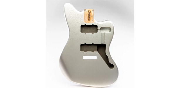 ALLPARTS / Primo RE Jazzmaster Body - Strat Trem - Silver Sparkle