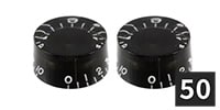 ALLPARTS / PK-0130-B23 Speed Knobs, Black (50個セット)