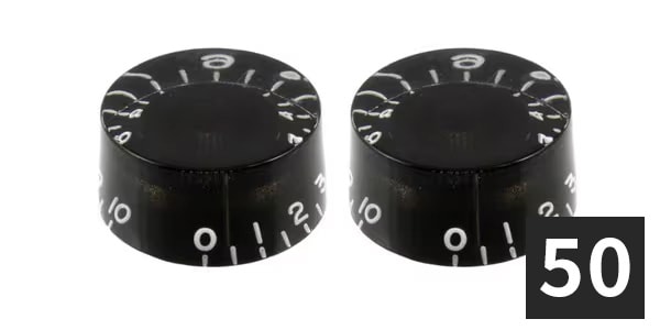 ALLPARTS ( オールパーツ )  / PK-0130-B23 Speed Knobs, Black (50個セット)