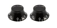 ALLPARTS / PK-0140-B23 Black Bell Knobs - 50 Piece Bulk Pack