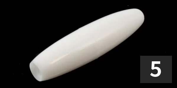 ALLPARTS ( オールパーツ )  / PK-0148-025 Pack of 5 White Tremolo Arm Tips