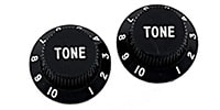 ALLPARTS / PK-0153-023 Set of 2 Black Tone Knobs