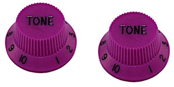 ALLPARTS / PK-0153-040 Set of 2 Purple Tone Knobs