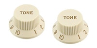 ALLPARTS / PK-0153-050 Set of 2 Parchment Tone Knobs