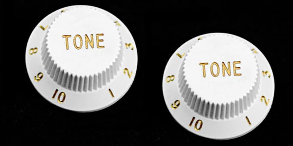 ALLPARTS ( オールパーツ )  / PK-0153-B25 White Tone Knobs - 50 Piece Bulk Pack