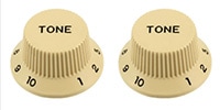 ALLPARTS / PK-0153-B28 Cream Tone Knobs - 50 Piece Bulk Pack