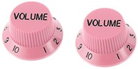 ALLPARTS / PK-0154-021 Set of 2 Pink Volume Knobs