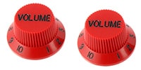 ALLPARTS / PK-0154-026 Set of 2 Red Volume Knobs