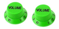 ALLPARTS / PK-0154-029 Set of 2 Green Volume Knobs