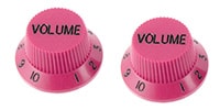 ALLPARTS / PK-0154-030 Set of 2 Pink Volume Knobs