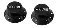 ALLPARTS / PK-0154-B23 Black Volume Knobs - 50 Piece Bulk Pack