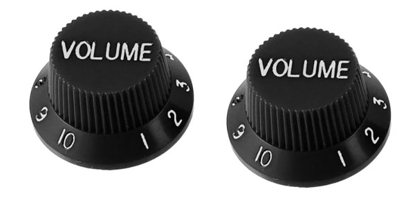 ALLPARTS / PK-0154-B23 Black Volume Knobs - 50 Piece Bulk Pack