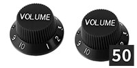 ALLPARTS / PK-0154-B23 Volume Knobs, Black (50個セット)