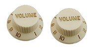 ALLPARTS / PK-0154-B50 Parchment Volume Knobs - 50 Piece Bulk Pack