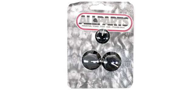 ALLPARTS / PK-0174-023 Black Knob Set for Jazz Bass