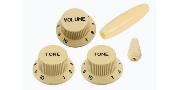 ALLPARTS / PK-0178-028 Cream Knob Set for Stratocaster