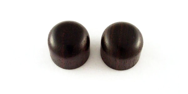 ALLPARTS / PK-0198-0R0 Rosewood Dome Knobs (Qty 2)